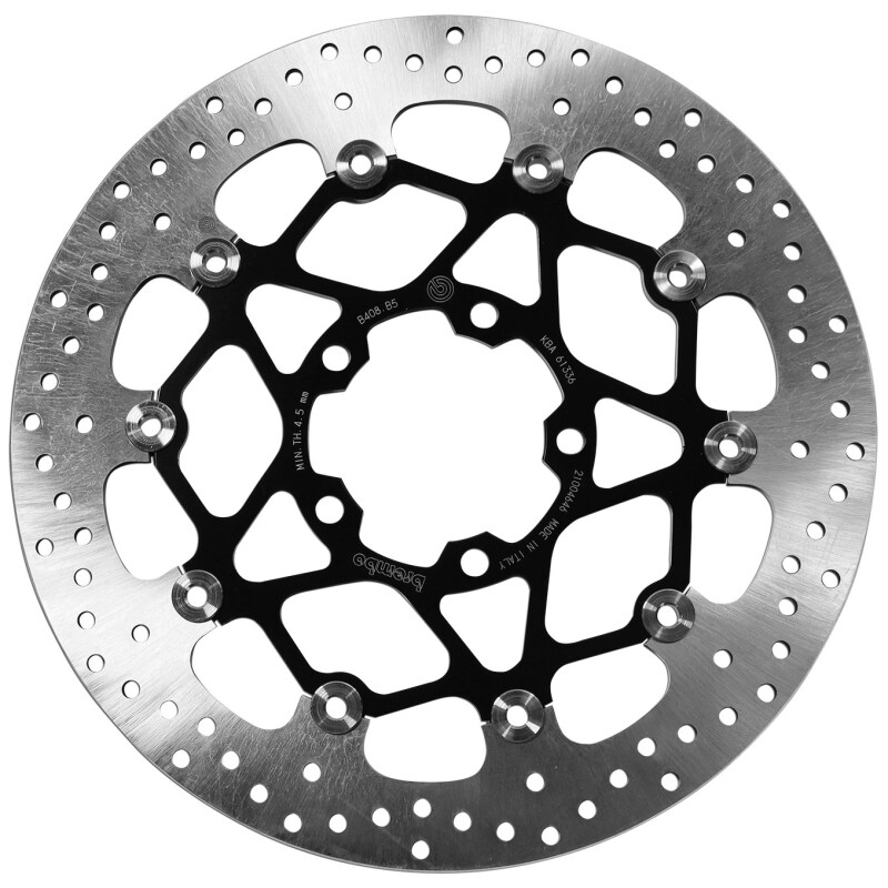 Kawasaki ZX-10R Ninja SE Brake Rotor (1) - Front - Brembo OE Powersports - Slotted - `18-`21